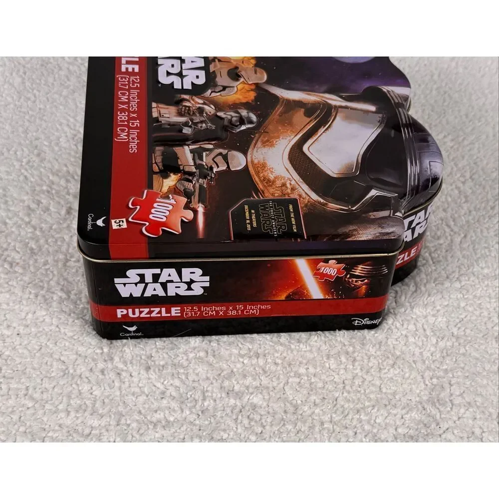 Disney Star Wars The Force Awakens 1000 Piece Jigsaw Puzzle - Collectible Tin